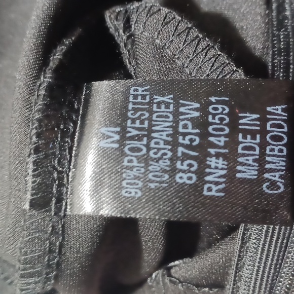 NEW CQ BY CQ SUEDE BLACK SZ MEDIUM PANTS. STRETCH SUEDE MATERIAL - Picture 4 of 4